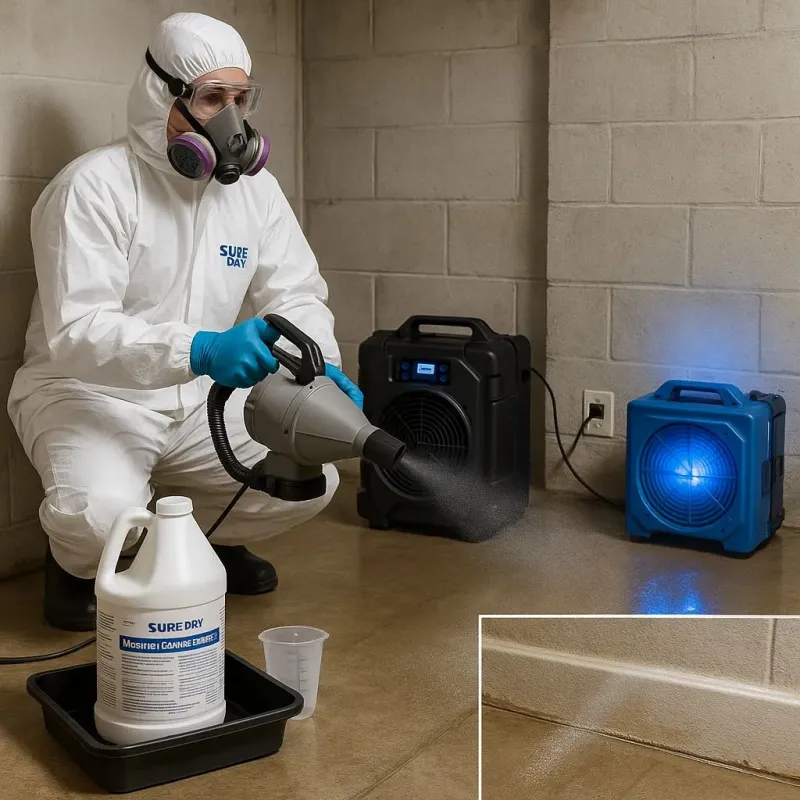 Sanitization and Odor Removal process in Sherwood Manor, CT